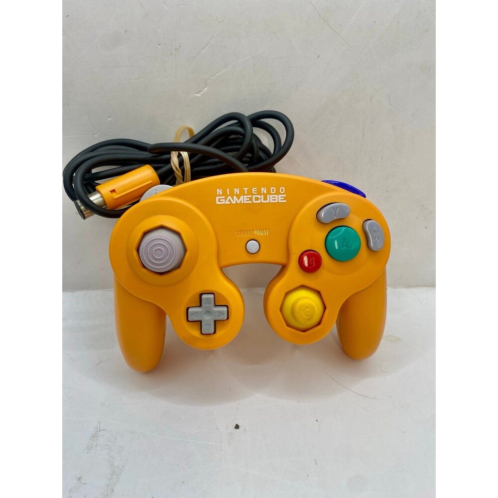 Nintendo GameCube Official OEM Spice Orange Controller DOL-003 Tight Stick